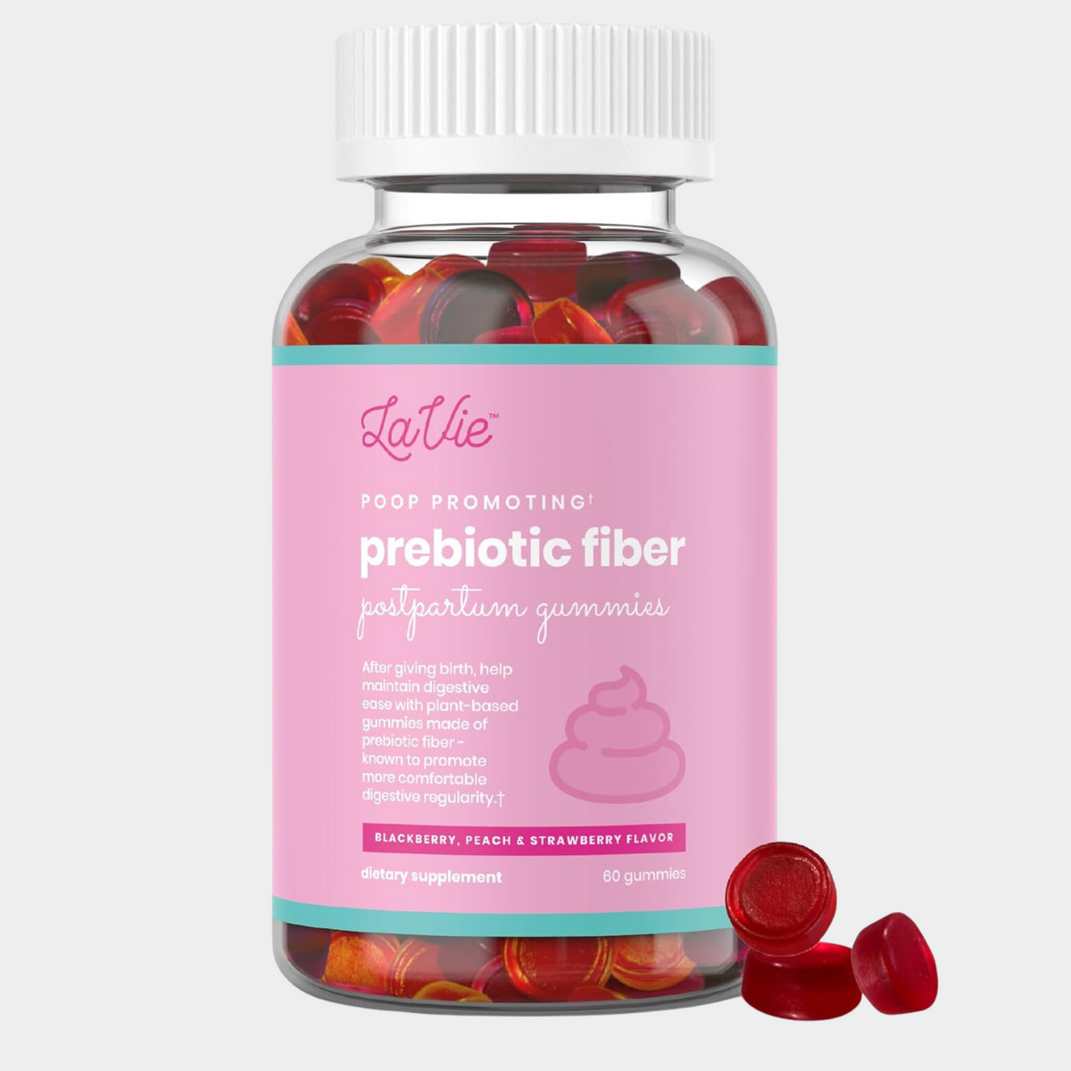 Prebiotic Fiber Gummies For Women 60 Count LaVie Mom prebiotic-fiber-gummies-for-women-60-count-lavie-mom