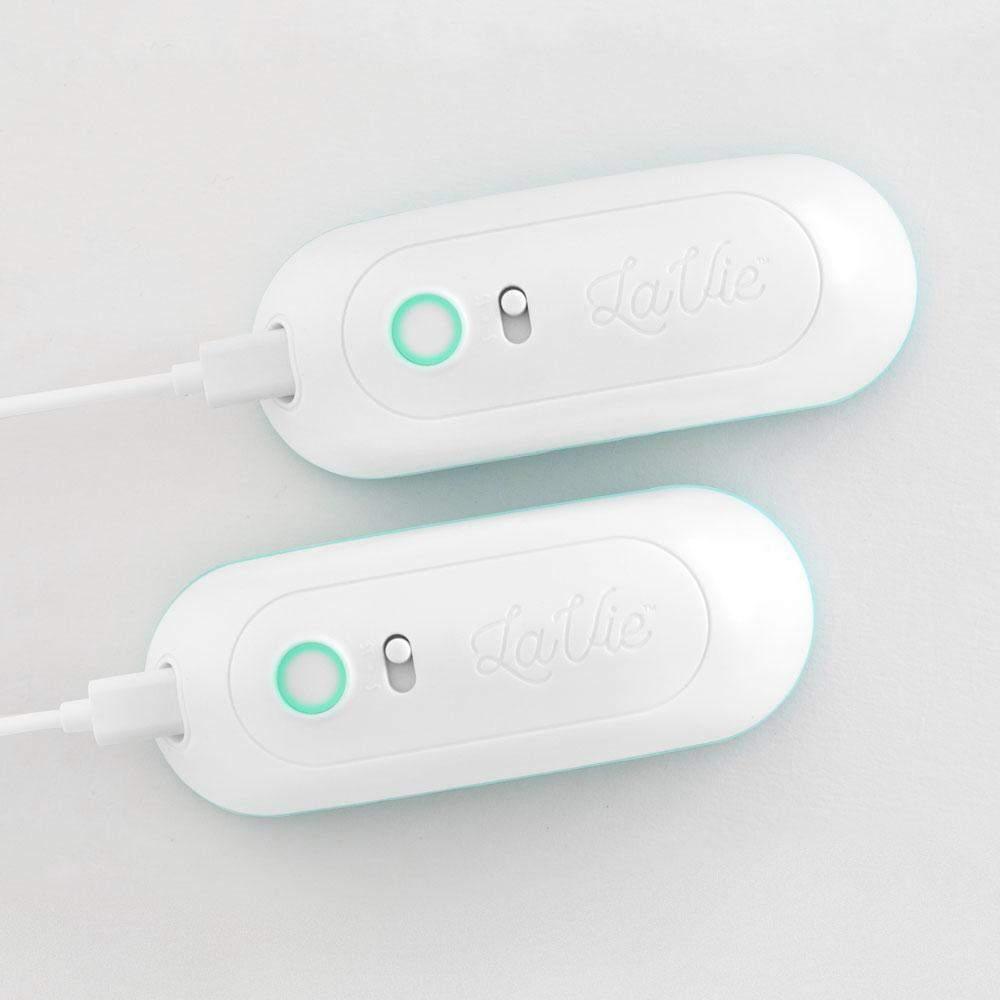 Lavie warming lactation massagers come with easy to use USB charging cables