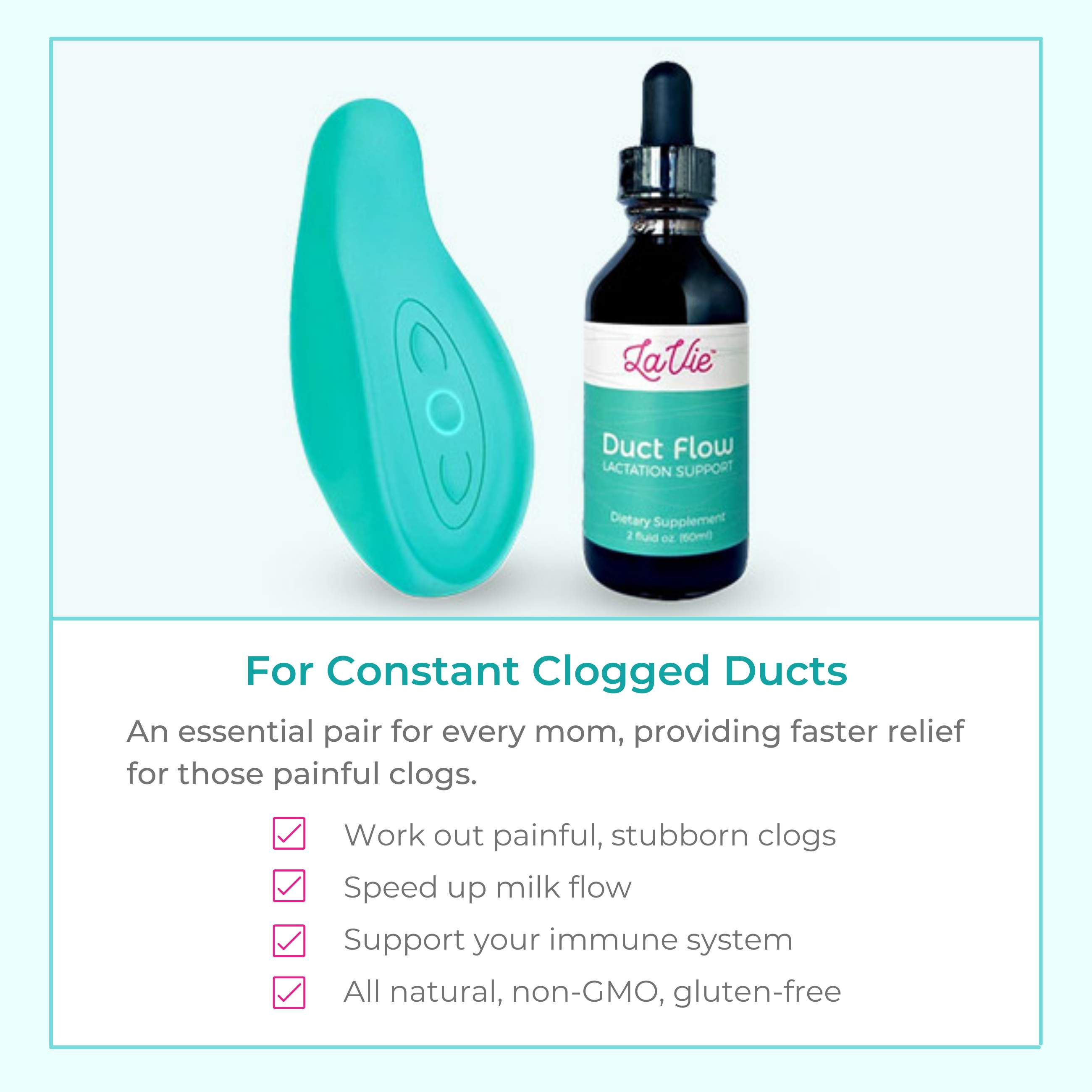 Breast Therapy pack  For clogged milk ducts and engorgement – nasobuddy