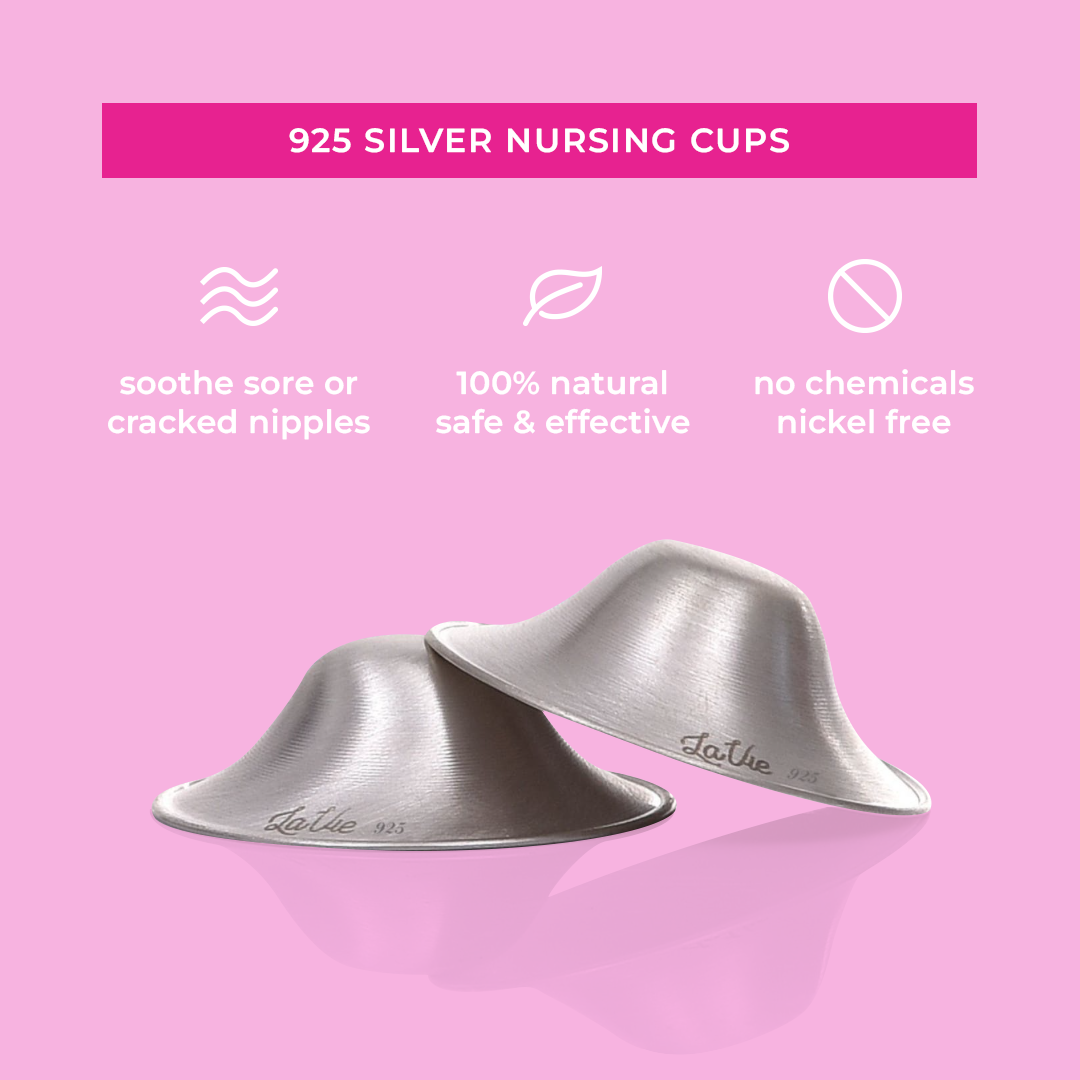 SILVERETTE ® Silver Nursing Cups for Sore Nipples – Stillen Maternity