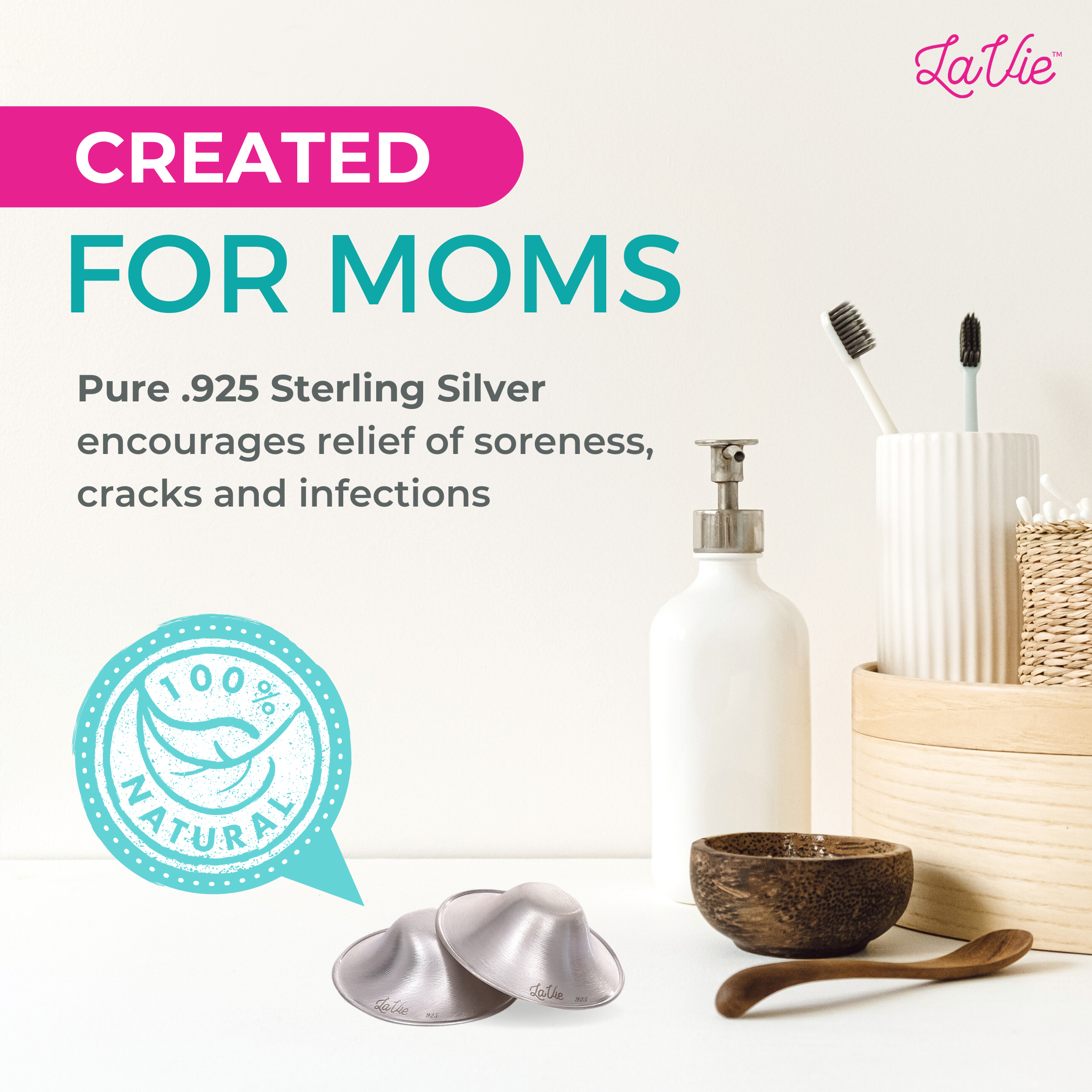 Silverette Nursing Cups - Comfort for New Mothers –